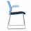 Thumbnail: Breathable Back Large Size Comfortable PP Chairs with Armrests for Office Recept
