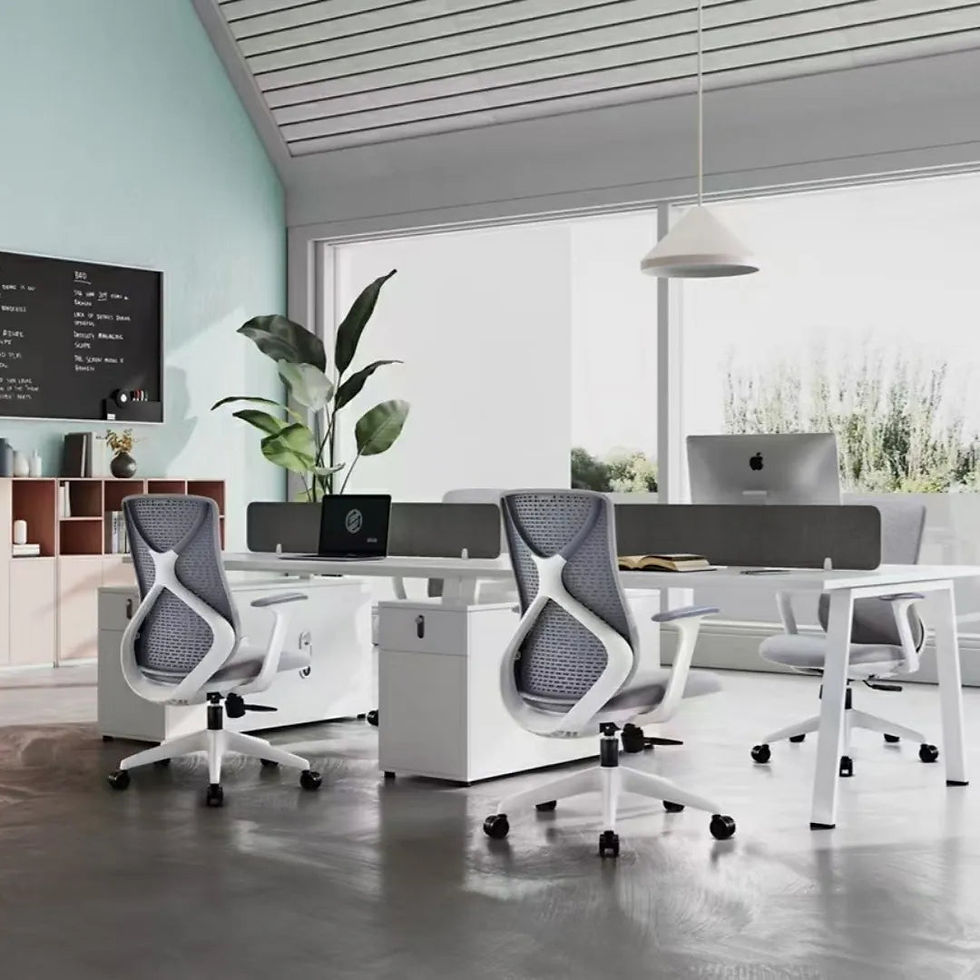 Thumbnail: Ergonomic Full Mesh Office Chair with Adjustable Headrest and Lumbar Support