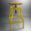 Thumbnail: Swivel Industrial Bar Stool Chair – Antique Bar & Counter Restaurant Seat