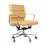 Thumbnail: Adjustable Mid Back Leather Office Chair with Swivel & Tilt, Brown PU Leather
