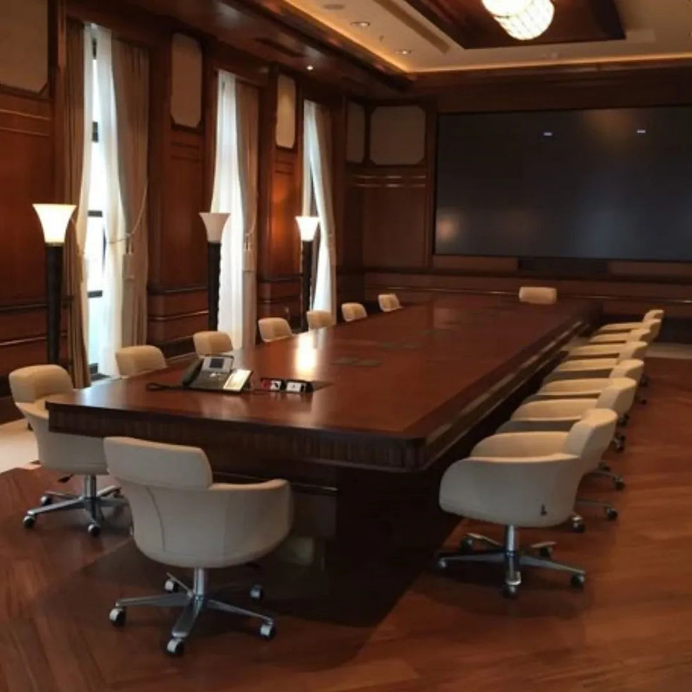 Thumbnail: Elegant Office Conference Table with Baked Lacquer Finish – Modern Design