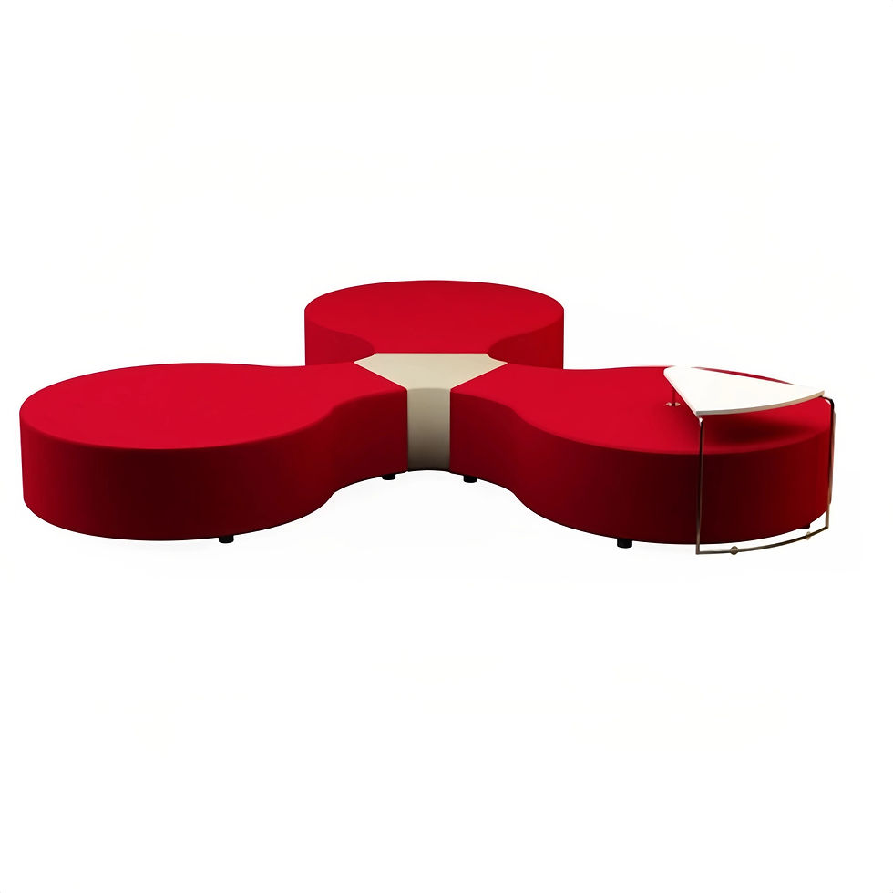 Thumbnail: Modular Lounge Sofa & Ottoman – Office & Lounge Designer Seating