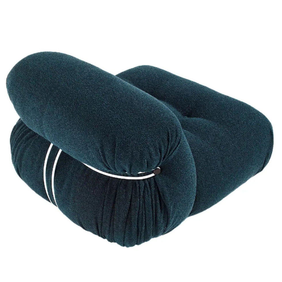 Thumbnail: Soriana Stool Ottoman Upholstered Office Lounge One-Seater Medium Back Sofa