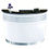 Thumbnail: White Round Reception Desk Stone Top – Retail Checkout Counter