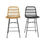 Thumbnail: Rattan Barstool with Backrest for Commercial Bar Furniture, Durable Counter Stoo