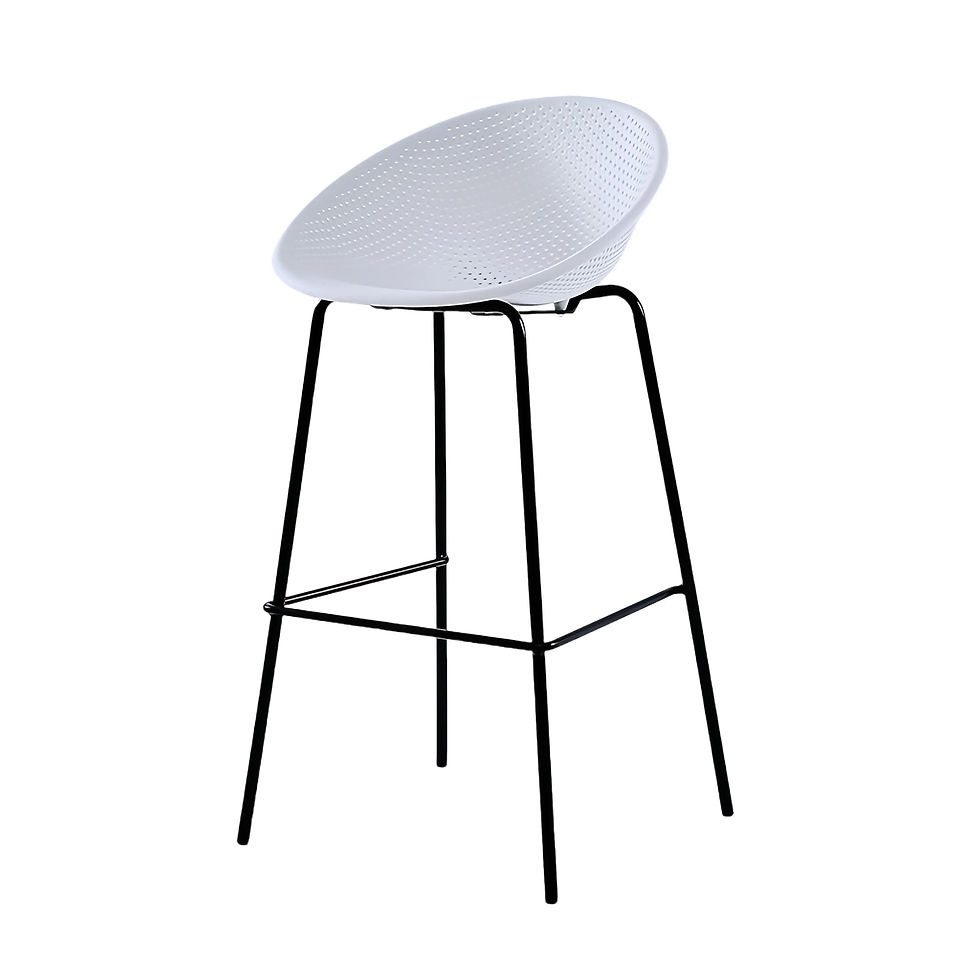 Thumbnail: Durable 2025 Design Bar Furniture & Counter Stools with Polypropylene & Metal Fe