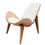 Thumbnail: Hans J. Wegner Danish Style Lounge smile lounge Chair
