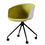 Thumbnail: Swivel Visitor Chair with Removable Casters – Polypropylene Fabric, Office Recep