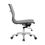 Thumbnail: Executive Mid Back Leather Office Chair with Silent Castors, Armless Design