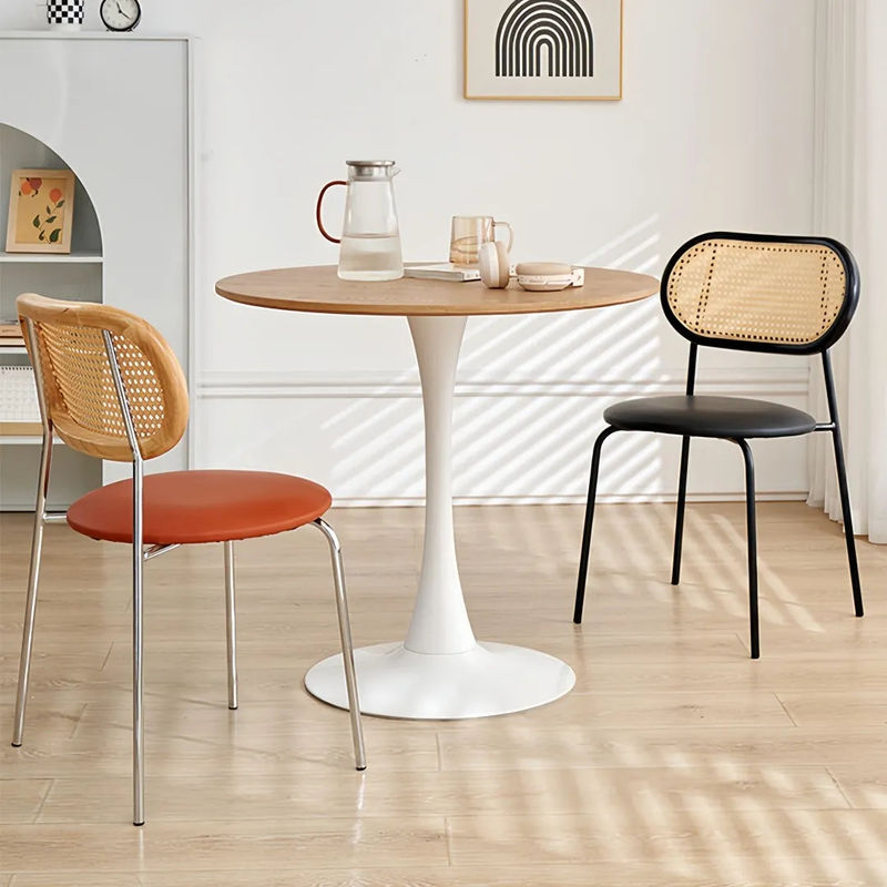 Thumbnail: Modern Round Marble Café Table Top – Elegant Office & Coffee Shop Table