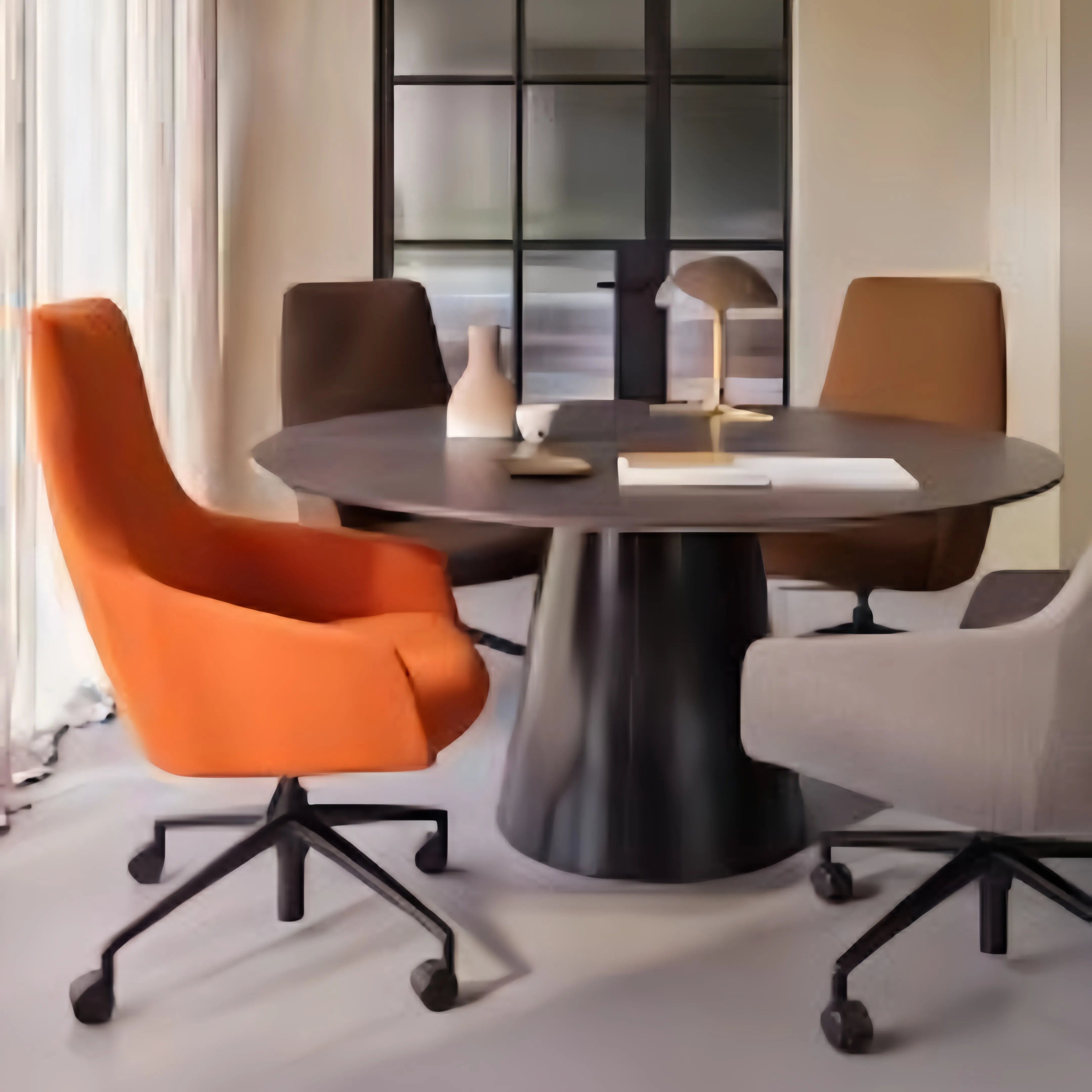 Office Meeting Conference Table – Commercial Desk for Meeting Rooms with Matchin