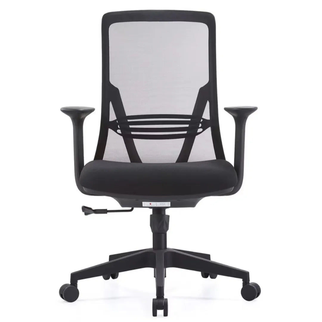 2025 Ergonomic Office Chair with Adjustable Lumbar Support and Sturdy Frame