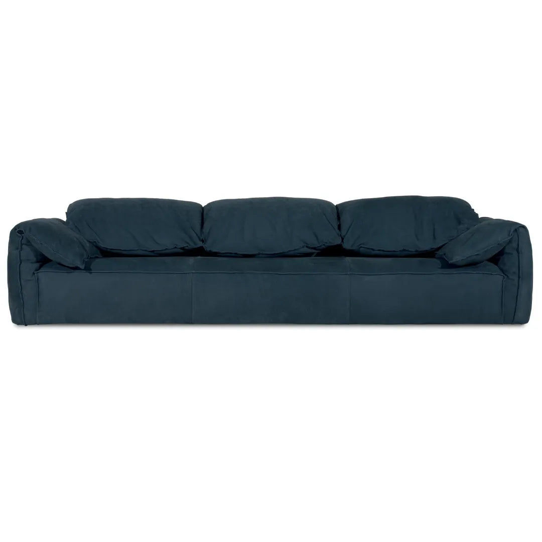 Faux Leather Ergonomic Comfy 3-Seater Sofa Set – Coworking Space & Office