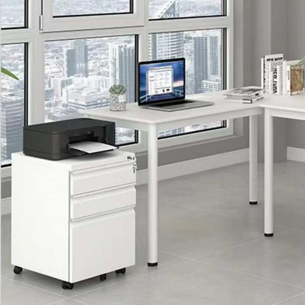 Thumbnail: Office Locking File Storage Pedestal Under Desk – Fully Assembled Mobile Cabinet