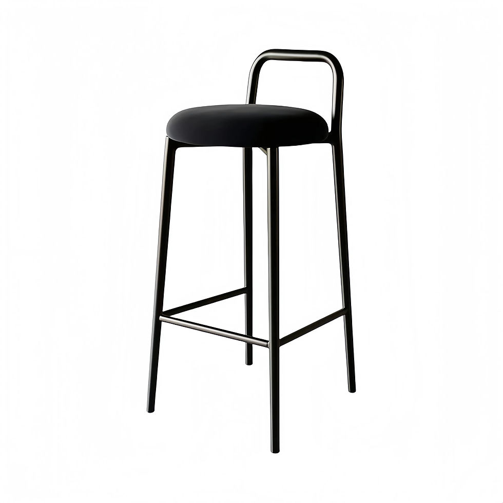 Thumbnail: furniture for coffe bar,gracie barstools modern,counter stools black,metal base,