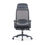 Thumbnail: Ergonomic High-Back Office Chair with Adjustable Headrest and Lumbar | Black Fab