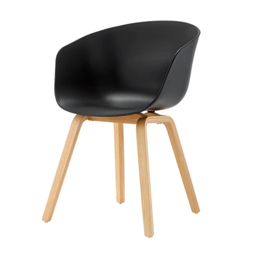 Modern Polypropylene Side Chair with Embrace Armrests – Durable & Stylish Office