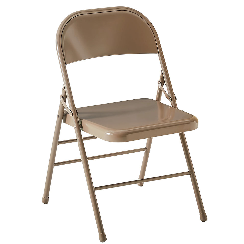 Thumbnail: Durable Metal Folding Chair – Comfortable Wedding Seating for Rent