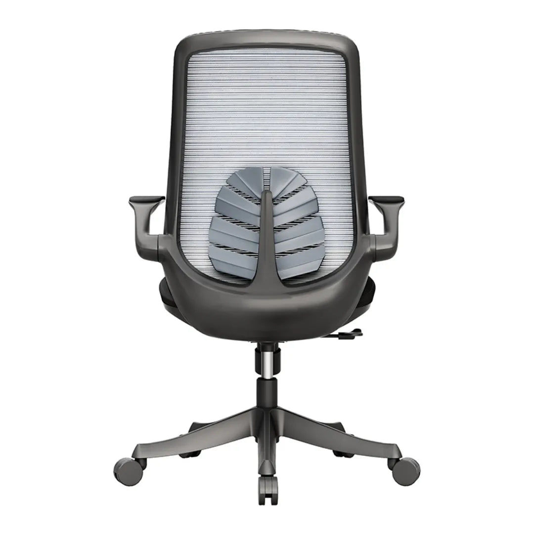 Ergonomic Mesh Swivel Office Chair with Flip-Up Armrests & SGS Certified Quality