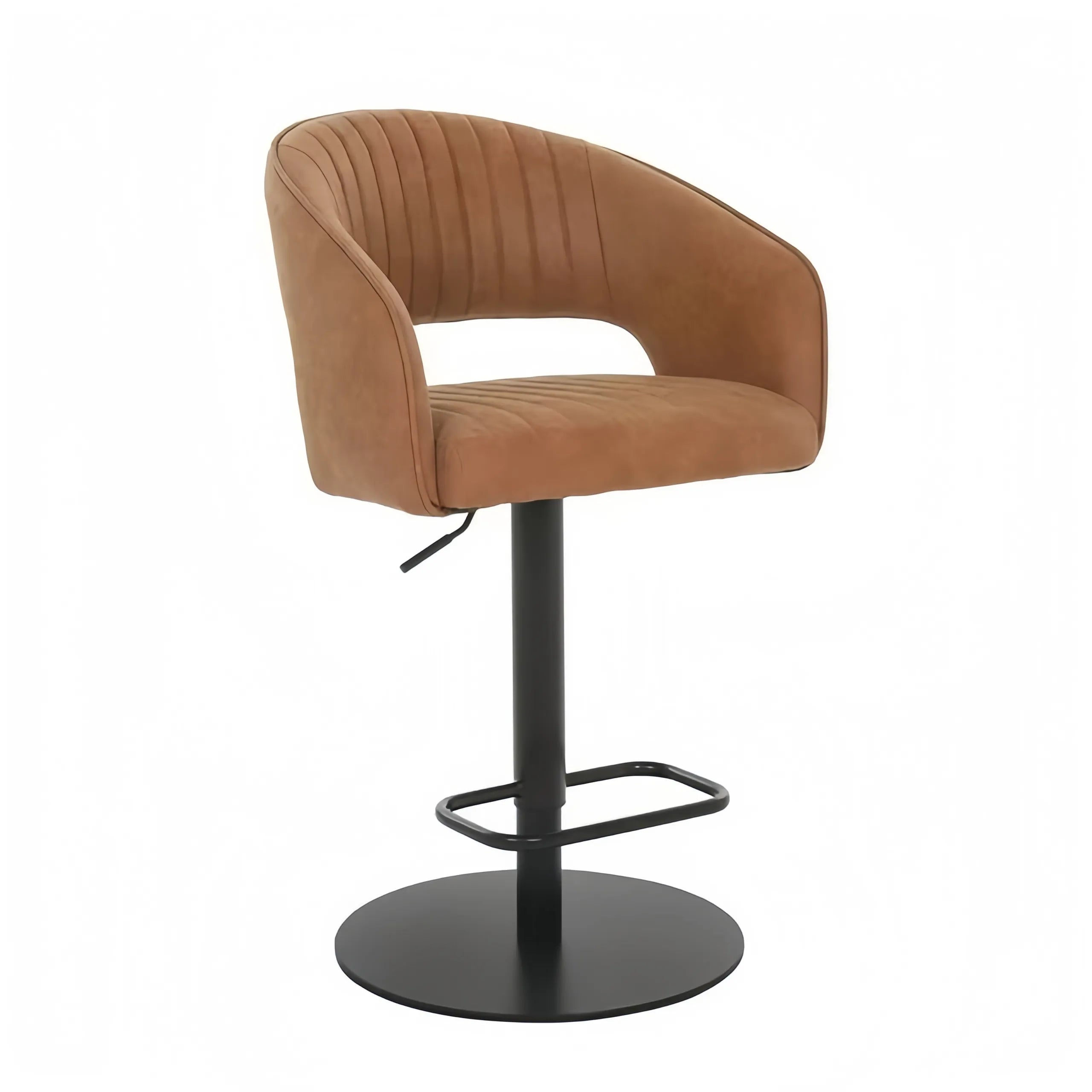 Modern Adjustable Velvet Bar Chair Set – Swivel, Upholstered, Comfortable Bar St