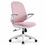 Thumbnail: Ergonomic Swivel Mesh Office Chair with Flip-Up Arms and Adjustable Height