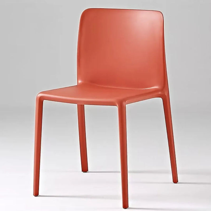 Thumbnail: Stackable Plastic PC Chair in Orange | PP Discussion & Collaboration Chair