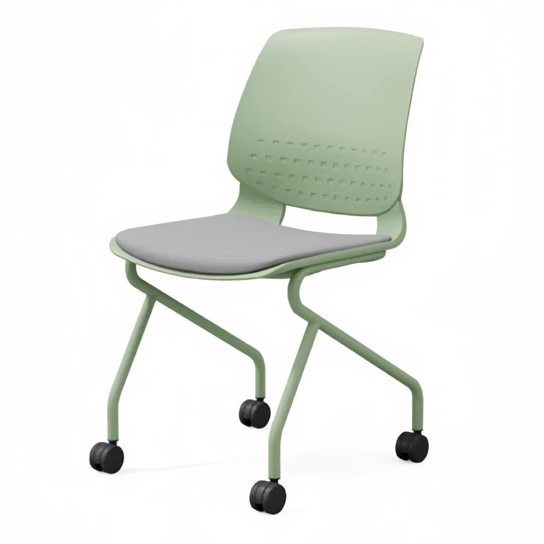 Office Stackable Training Chair with High-Quality Plastic Seat & Ergonomic Desig
