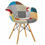 Thumbnail: Scandinavia Style Eames Upholstered Fabric Dining Chair with Wooden Legs