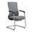 Thumbnail: Sleigh Base Ergonomic Office Visitor Chair with Armrest – Reception & Meeting Se