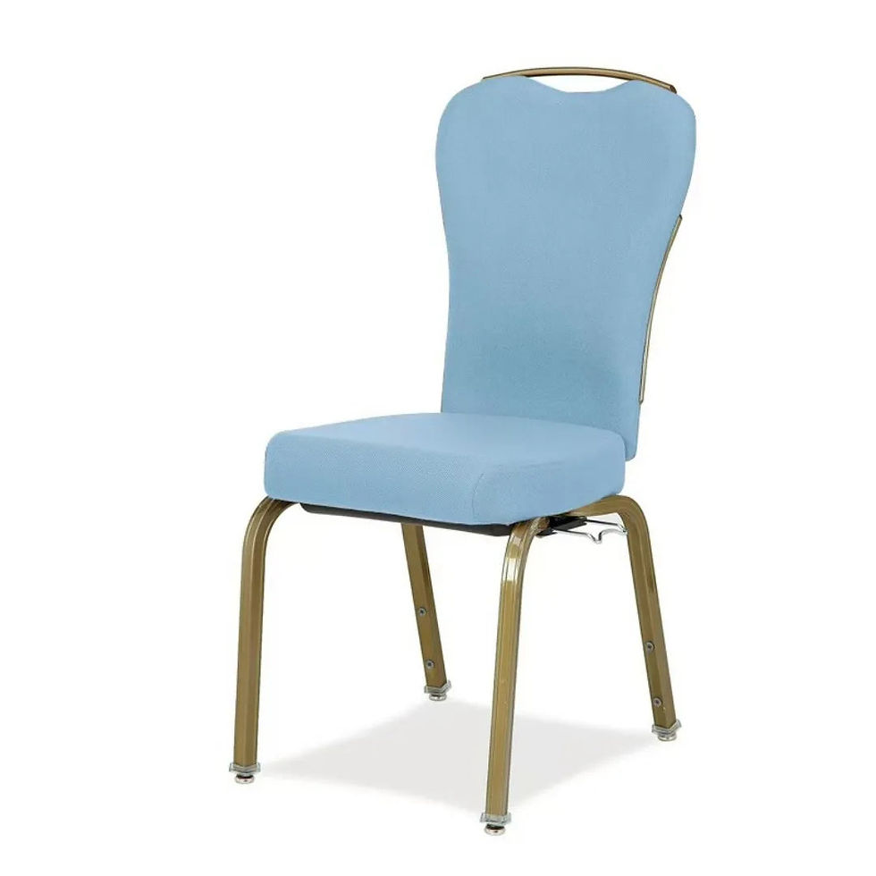 Thumbnail: Stackable Tilt-Back Aluminum Frame Dome Back Banquet Chair