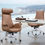 Thumbnail: Brown High Back Ergonomic Executive Office Chair | Premium Comfort & Luxury Offi