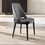 Thumbnail: Wooden Dining Armchair in Ash Wood with Light Grey Fabric for Cafeteria