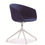 Thumbnail: Grey Modern Office Swivel Visitor Chair – Executive Conference & Meeting Room Se