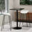 Thumbnail: Black Square Metal Bar Table with Chairs | Modern Coffee Bar & Counter Furniture