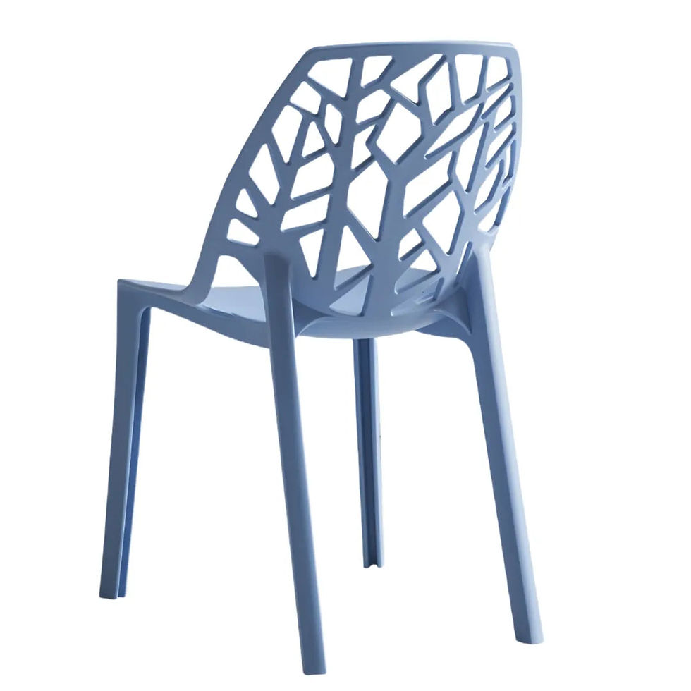 Thumbnail: Open Back Crystal Polypropylene Chair – Modern Durable Seating for Office, Hotel