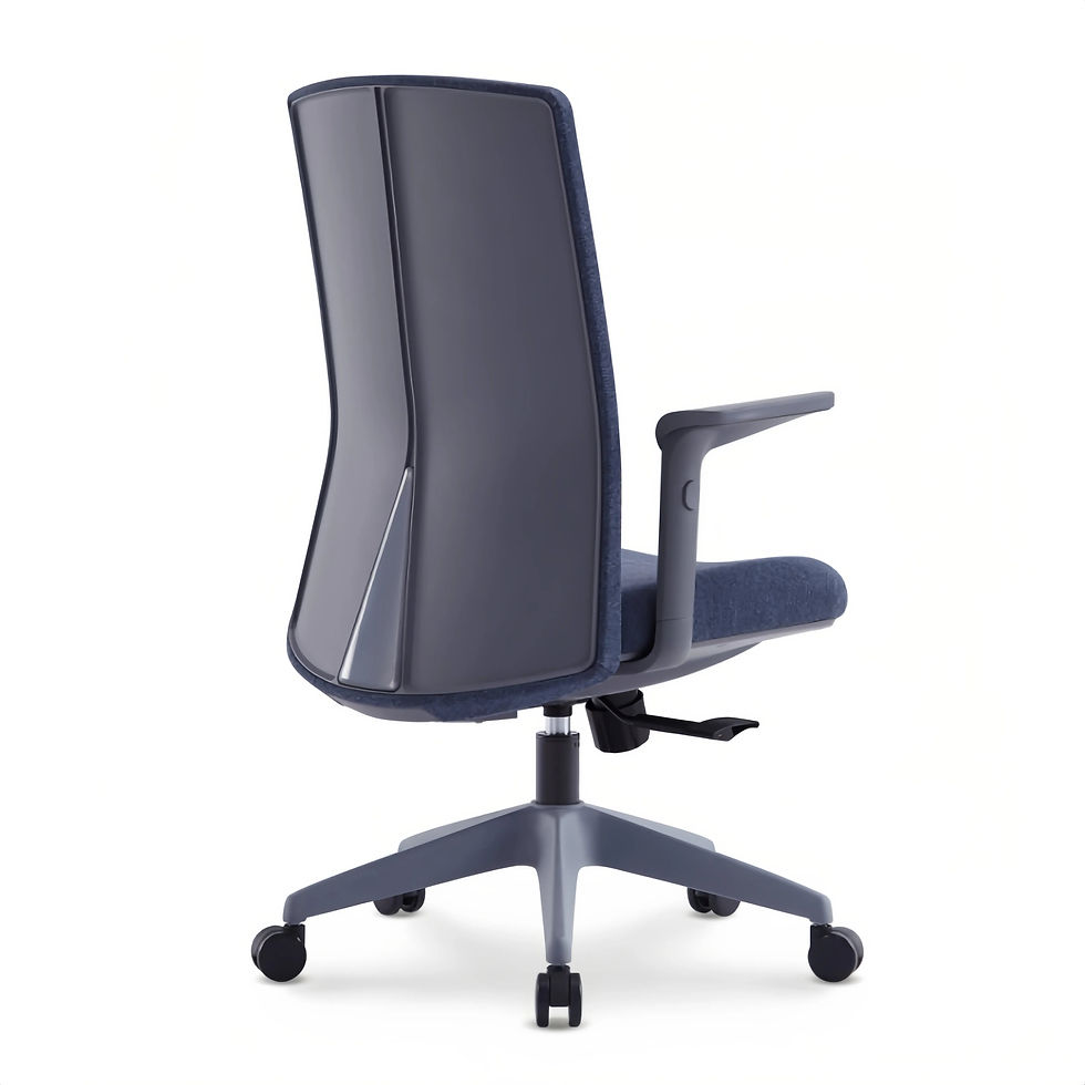 Thumbnail: Genuine Leather Ergonomic Chair – Brown Executive Conference Chair