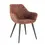 Thumbnail: Modern Pink Fabric Armchair with Metal Legs for Lobby Reception, Office & Dinin