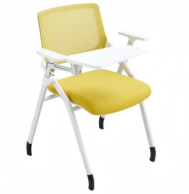 Thumbnail: Foldable Ergonomic Training Chair with Wheels for Office and Conference Use