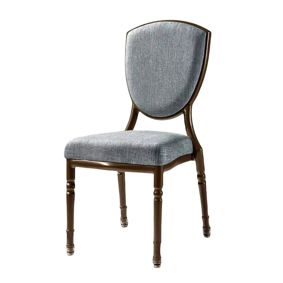 Thumbnail: Iron Framed Upholstered Seat & Back Banquet Dining Chair – Hotel & Restaurant Fu