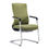 Thumbnail: Sleigh Base Ergonomic Office Visitor Chair with Armrest – Reception & Meeting Se