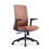 Thumbnail: Premium Leather Mid-Back Ergonomic Office Chair with Swivel & Tilt Support