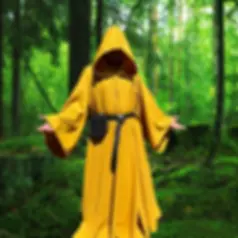 Mustard Yellow Full Circle Cloak