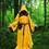 Thumbnail: Mustard Yellow Full Circle Cloak