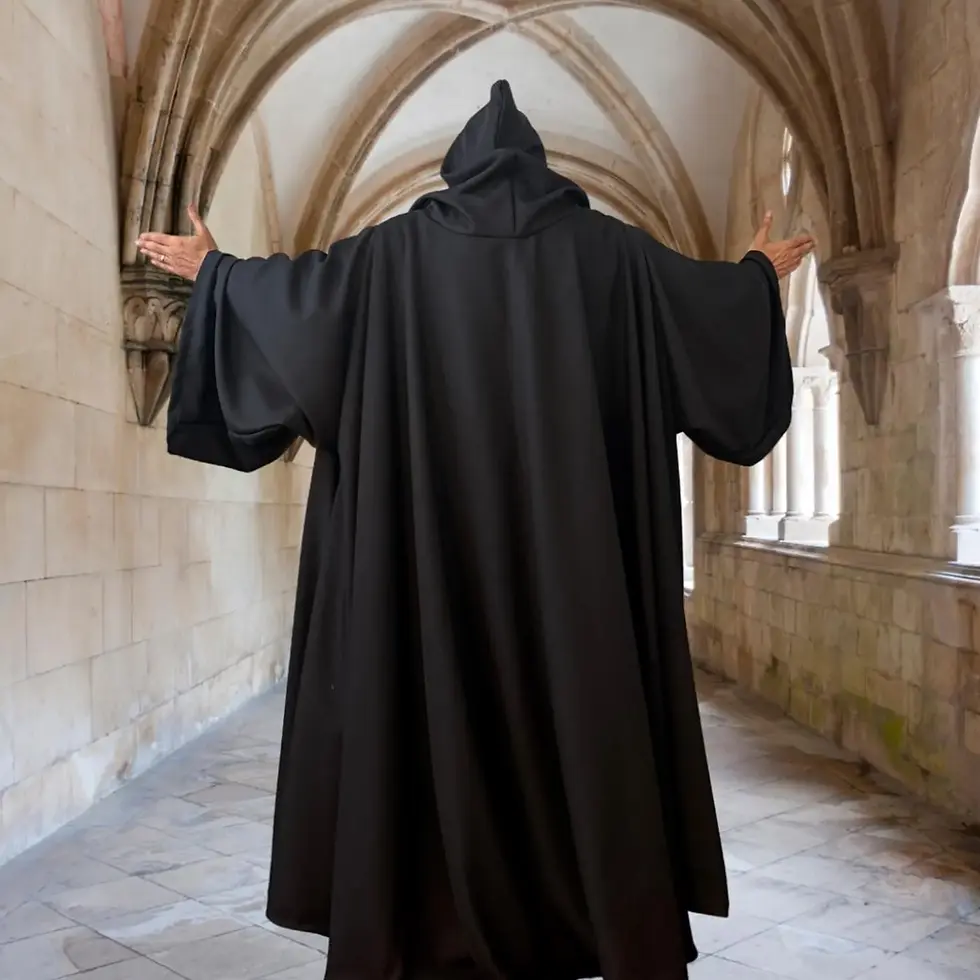 Thumbnail: Black Tau Monk Robe