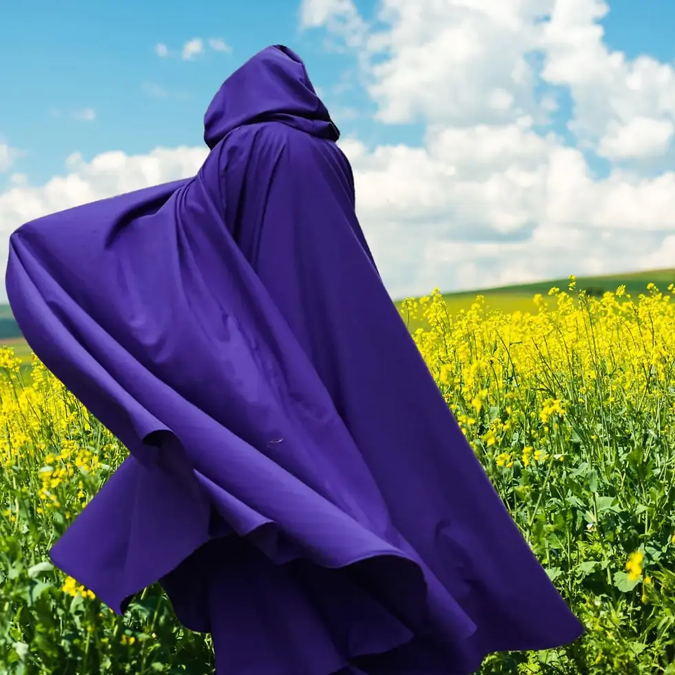 Thumbnail: Purple Cloak - Armslits or Sleeves