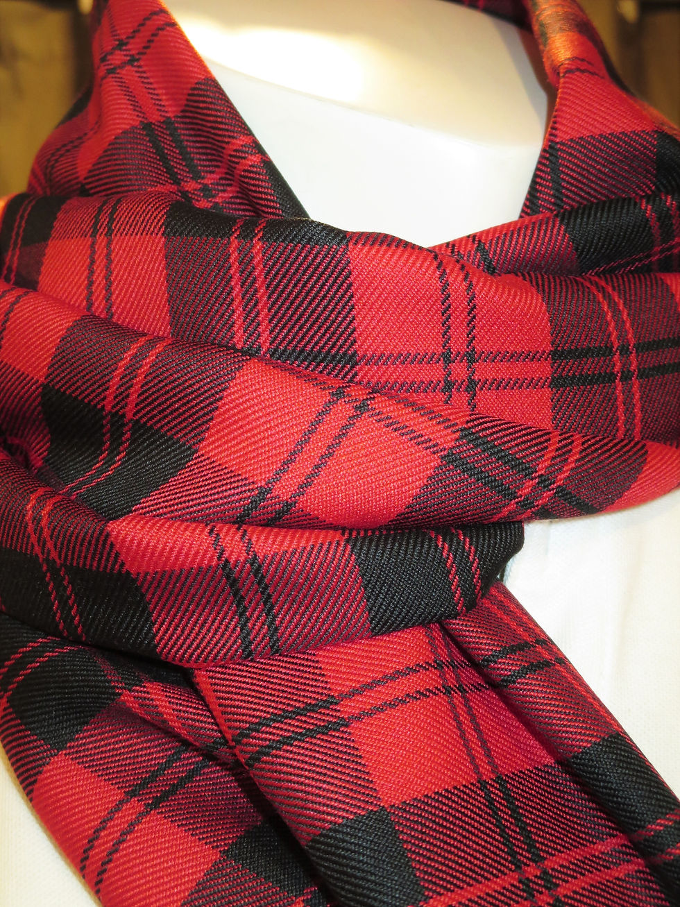 Thumbnail: Red Menzies Blanket Scarf