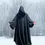 Thumbnail: Dark Navy Full Sleeves Cloak - ~ Large Hooded Cloak