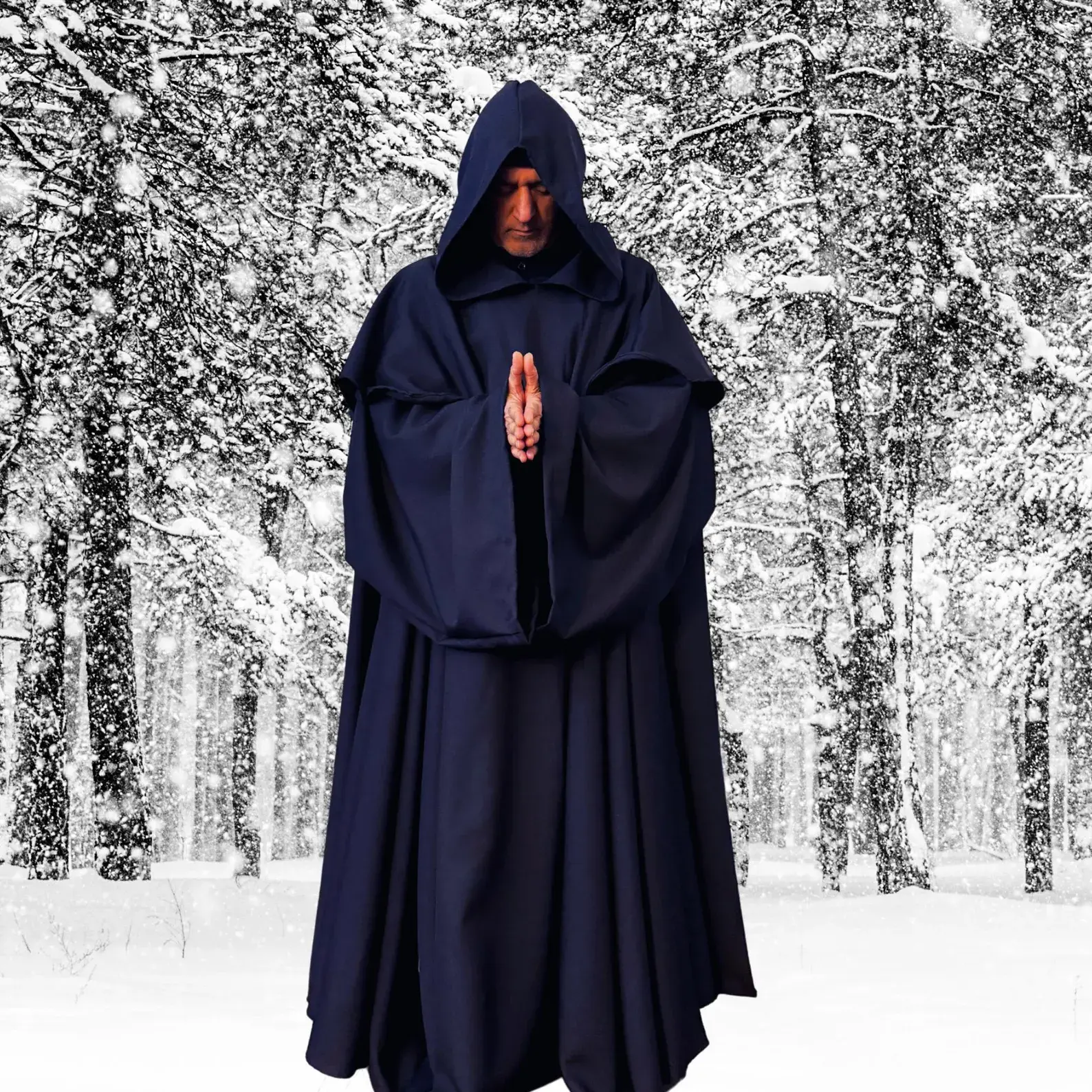 Dark Navy Cloak