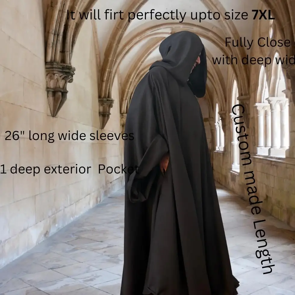 Thumbnail: Black Tau Monk Robe