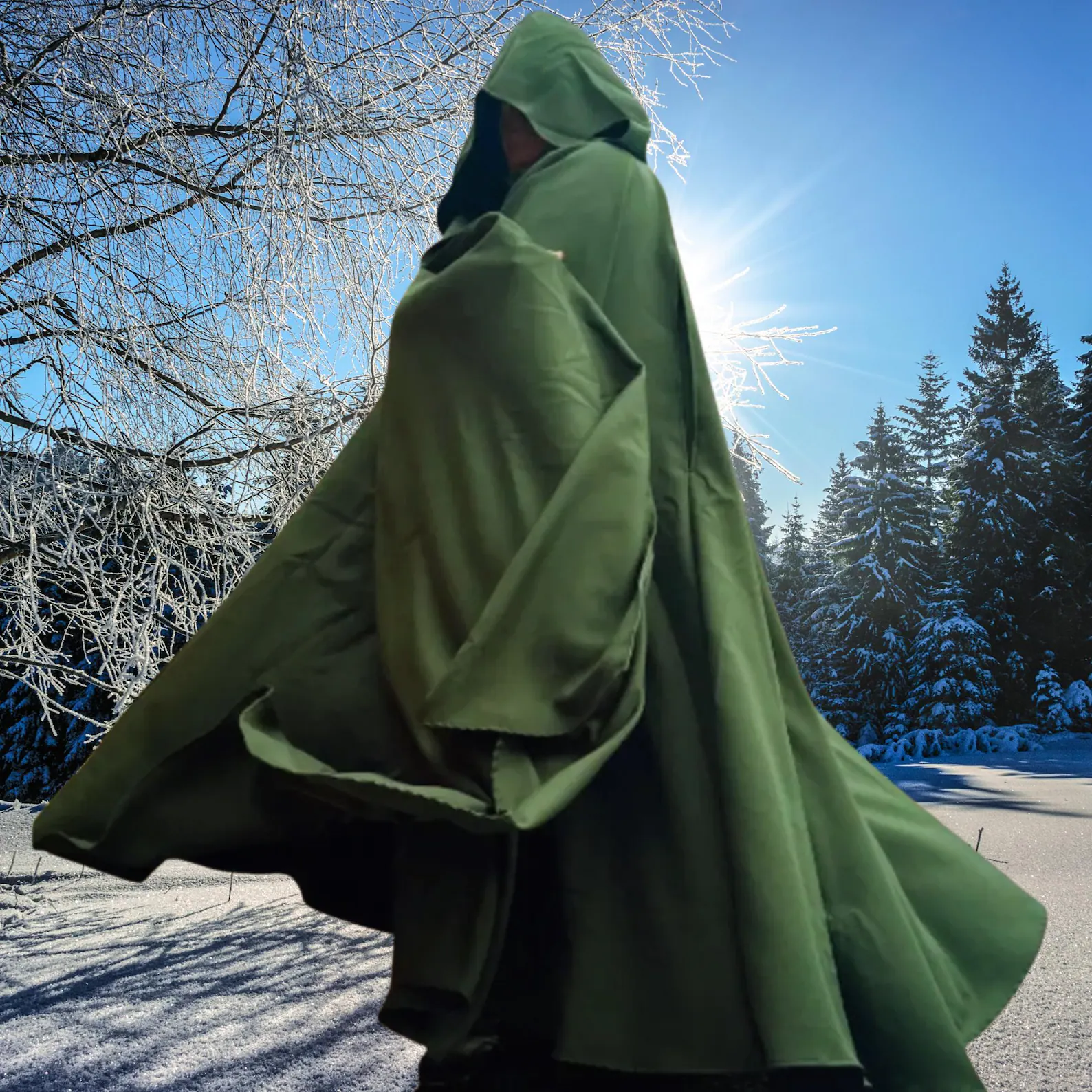 Olive Warrior Cloak